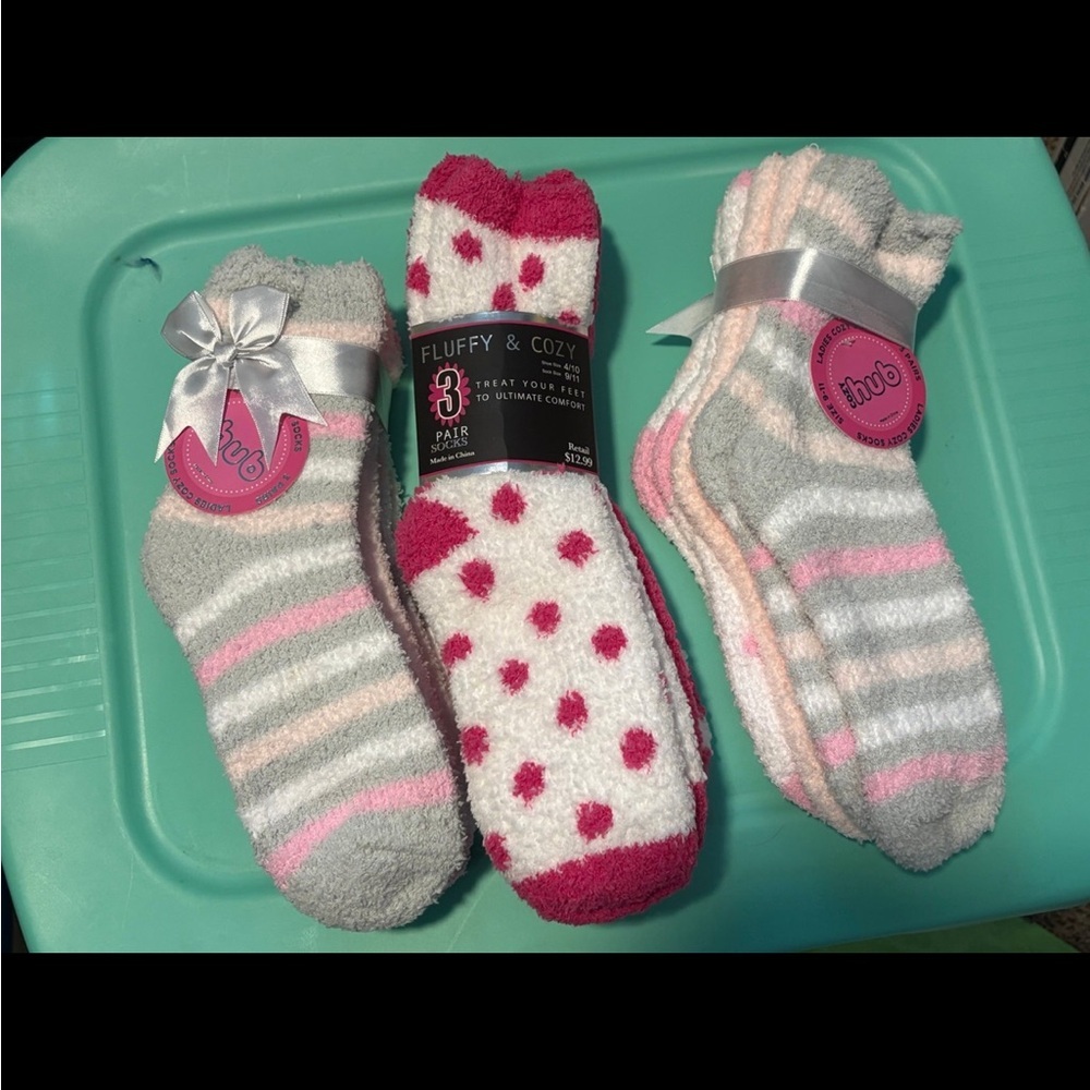 Womens Cozy Socks 9 pairs